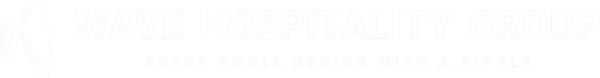 Wave Hospitality Group Logo Horizontal White